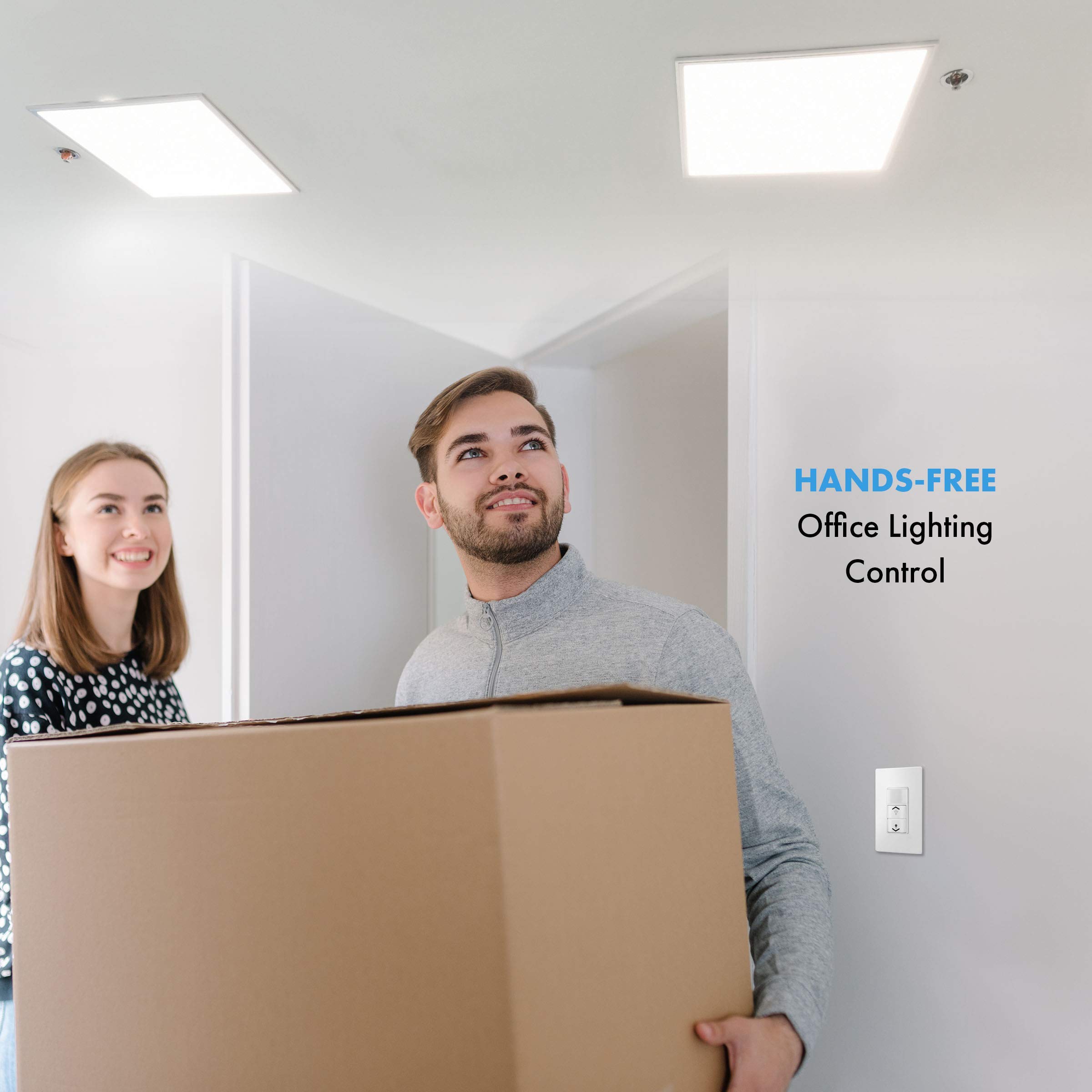 TOPGREENER 2 Pack PIR Motion Sensor Switch with On/Off Override - Single Pole Neutral Required (TSOS5-W) & Occupancy Vacancy Sensor with 0-10V Dimmer (TDODS5-010) - Perfect for Home, Office, and Commercial Lighting Automation