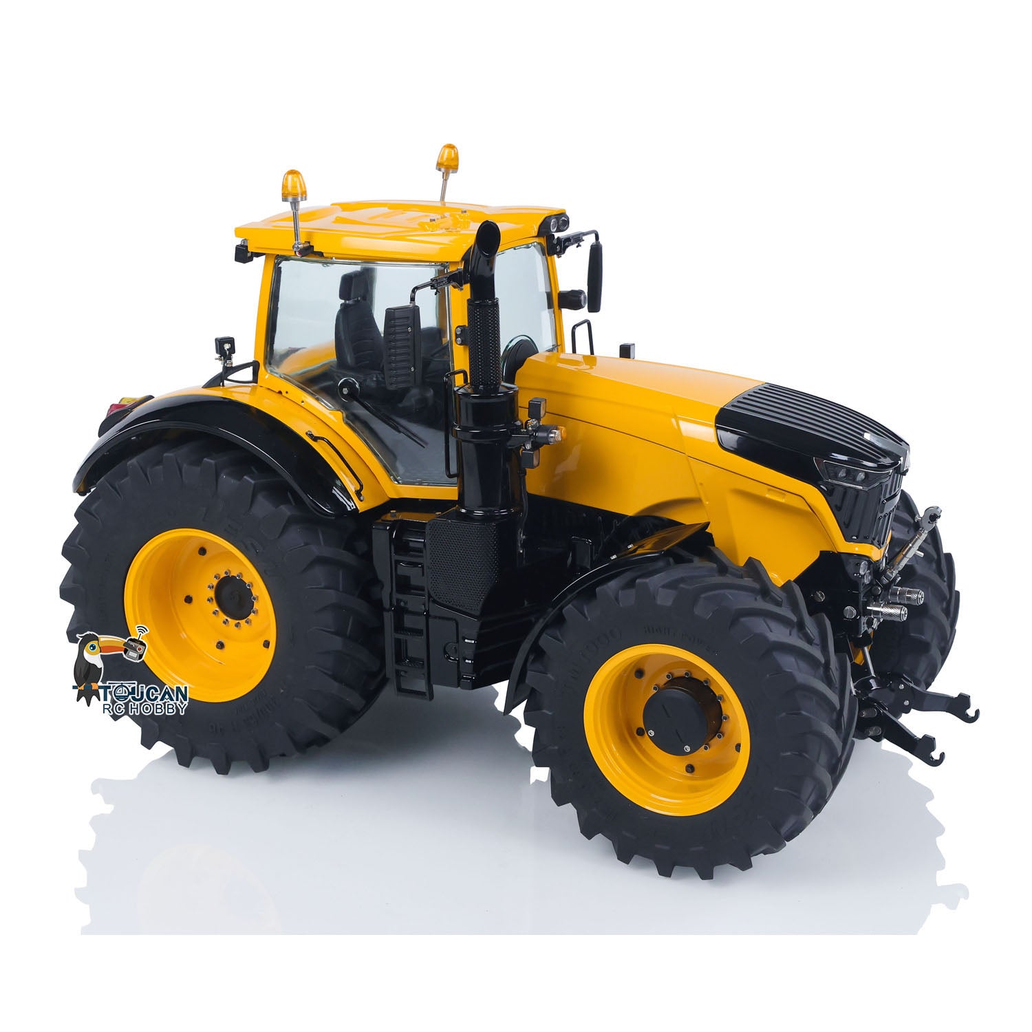 1/14 Scale LESU 4x4 RC Hydraulic Tractor Truck - 90% Metal Construction, RTR with PL18EV Lite Radio, Realistic Smoke & Sound Effects - Perfect for Farm Simulation, Off-Road Play and RC Hobby Enthusiasts