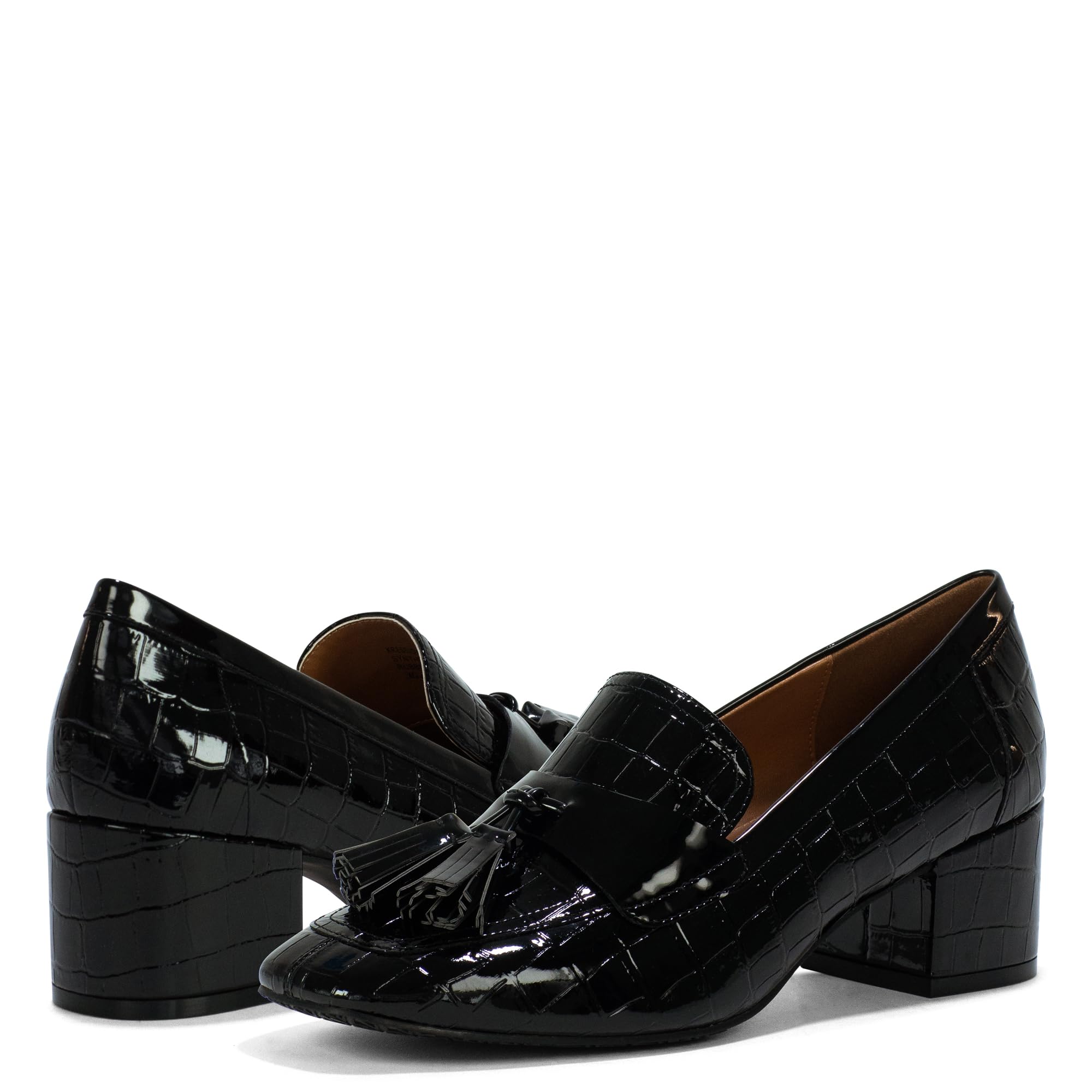 Donald Pliner Women's Kressida Dress Loafers - Comfortable 2 Inch Block Heel Slip-On Shoes for Women | Perfect for Office, Business Casual & Everyday Wear