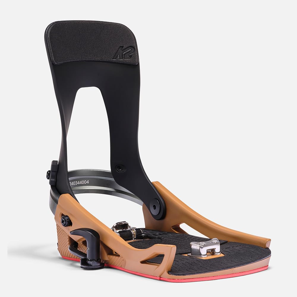 K2 ClickerX HB Men's Step-In Snowboard Bindings - Lightweight & Adjustable for All-Mountain Riding - Perfect for Freestyle & Backcountry Snowboarding