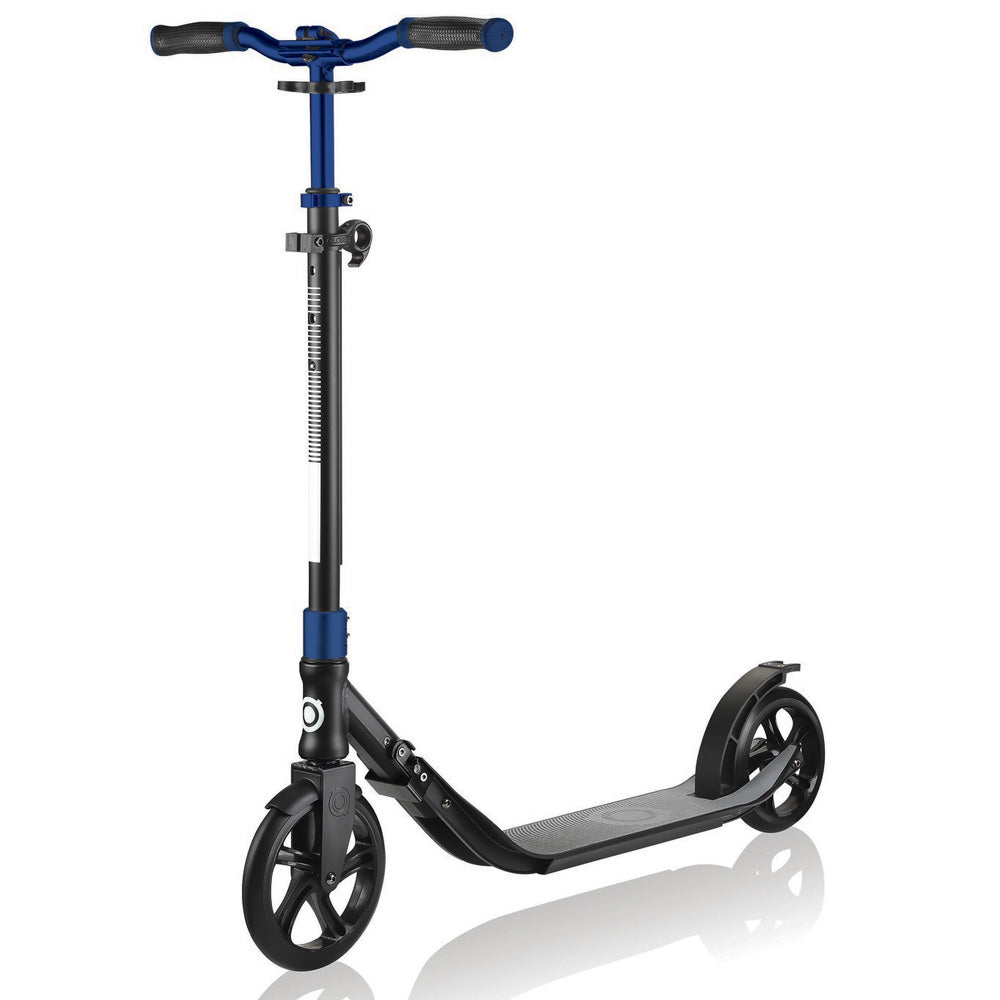 Globber NL 205 180 Duo Adult Scooter - Cobalt Blue | Foldable Commuter Scooter for Urban Travel & Leisure Riding