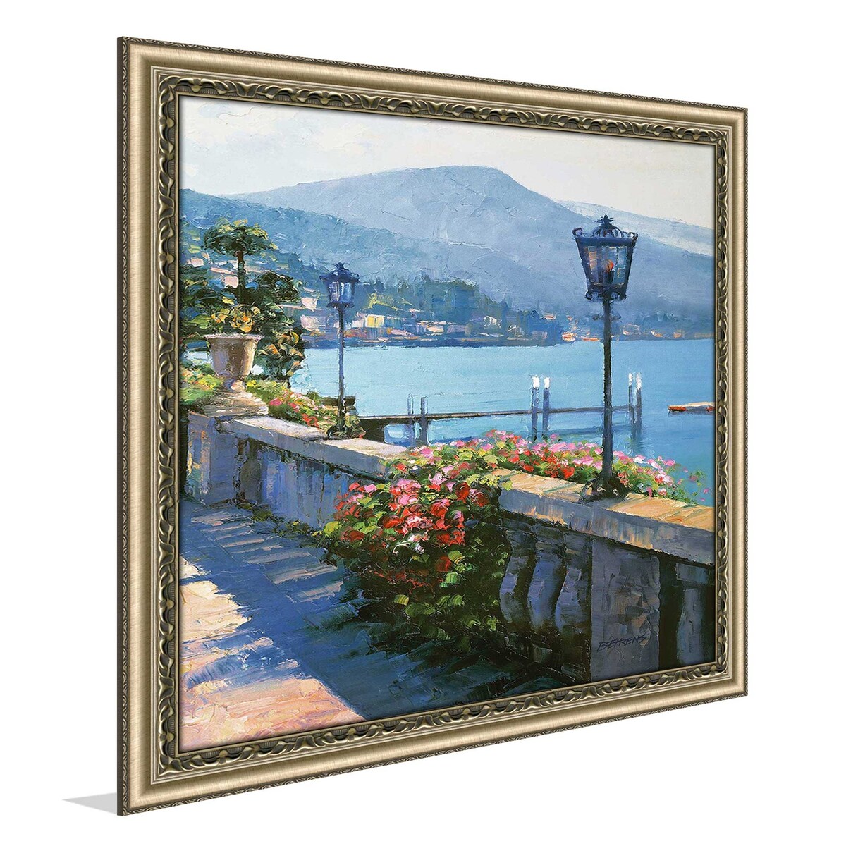 Bellagio Promenade by Howard Behrens II - Premium Acrylic Wall Art Print - Perfect for Living Room, Bedroom & Office Decor