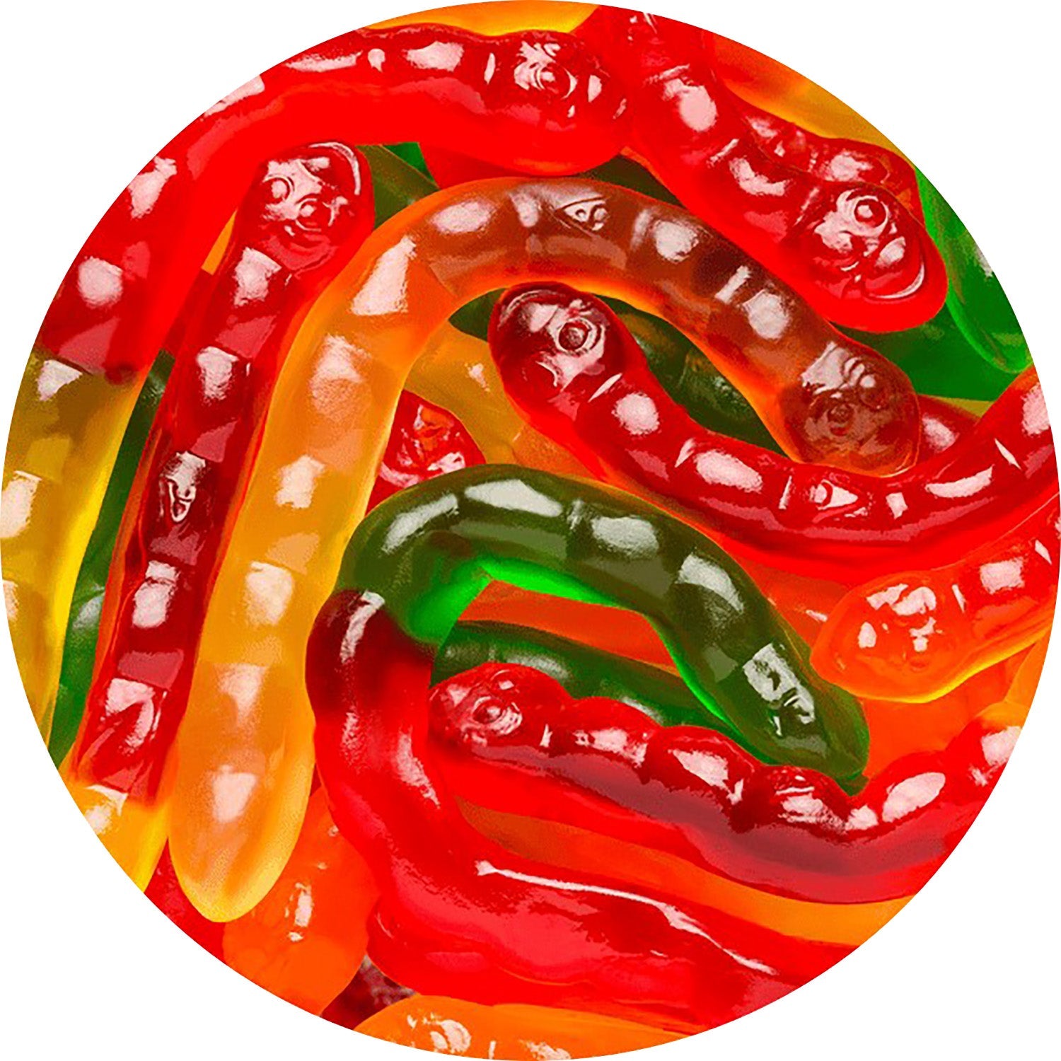 Albanese Gummy Worms 5lb Bulk Bag - Assorted Fruit Flavors Soft & Chewy Candy - Perfect for Halloween, Birthday Parties, Movie Nights & Office Snacks