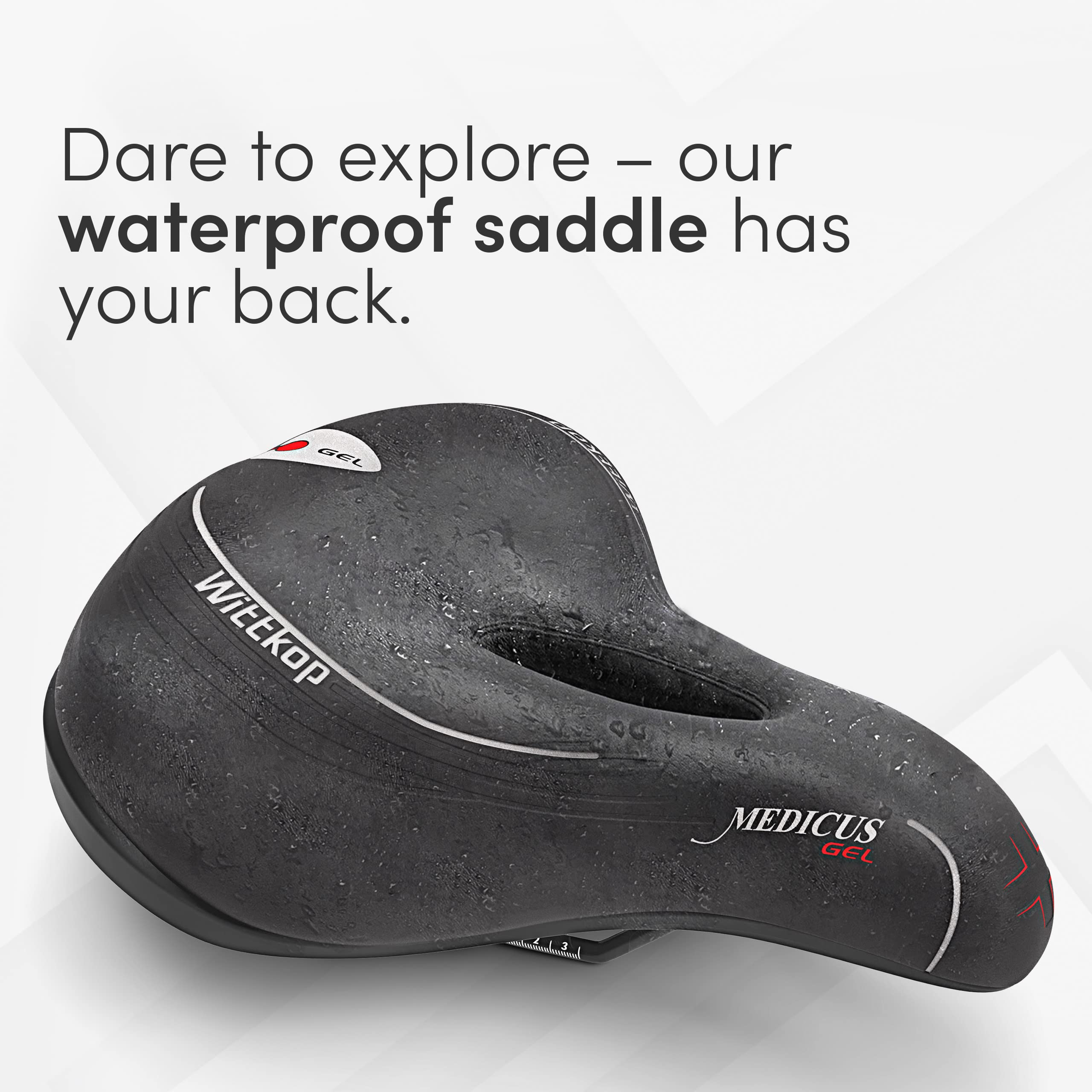 **Wittkop Oversized Comfort Bike Seat for Peloton Bike & Bike+ - Wide Replacement Saddle for Men & Women - Compatible with Spin, Road & Exercise Bikes - Perfect for Indoor Cycling, Gym Workouts & Long Rides**