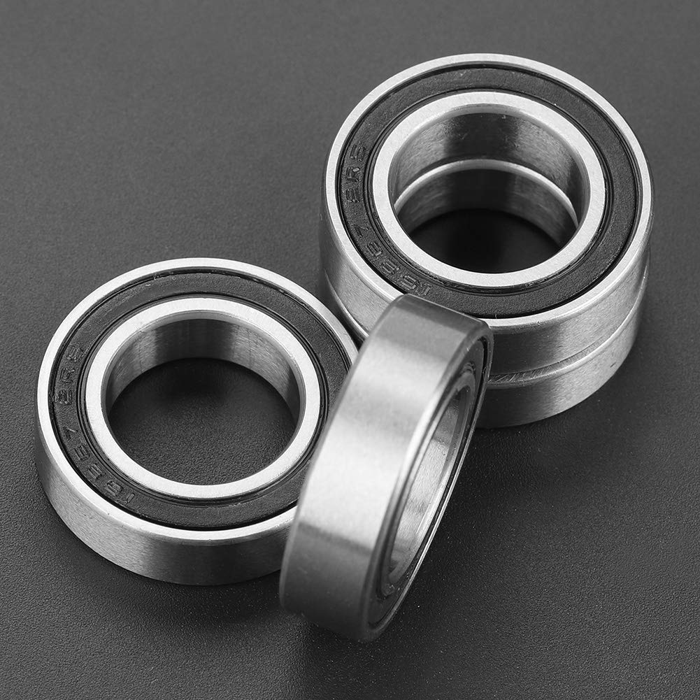 15x26x7mm Rubber Sealed Ball Bearing (4 Pack) - 15267-2RS Deep Groove Bearings for Power Tools, Electronic Equipment, Pumps & Motors - Ideal for CNC Machinery, Automotive Parts & Industrial Applications