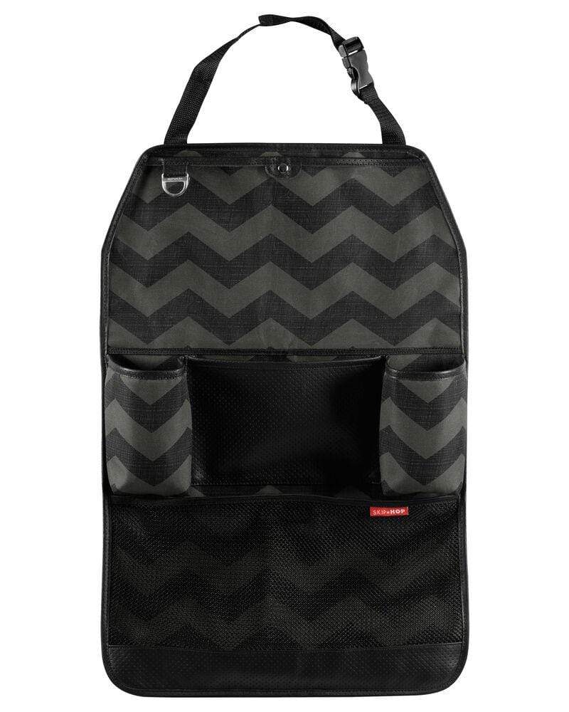 Skip Hop Backseat Organizer - Car Seat Organizer with Tonal Chevron Design for Baby Essentials & Toys - Perfect for Road Trips & Family Travel