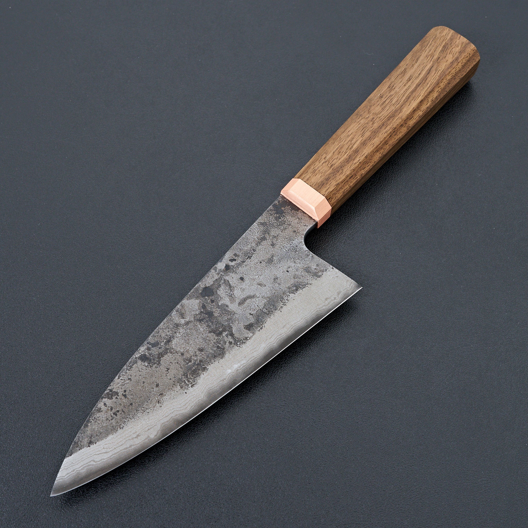 Blenheim Forge Deba 155mm Japanese Chef Knife - High Carbon Steel Sushi & Fish Fillet Knife for Professional Chefs & Home Cooking