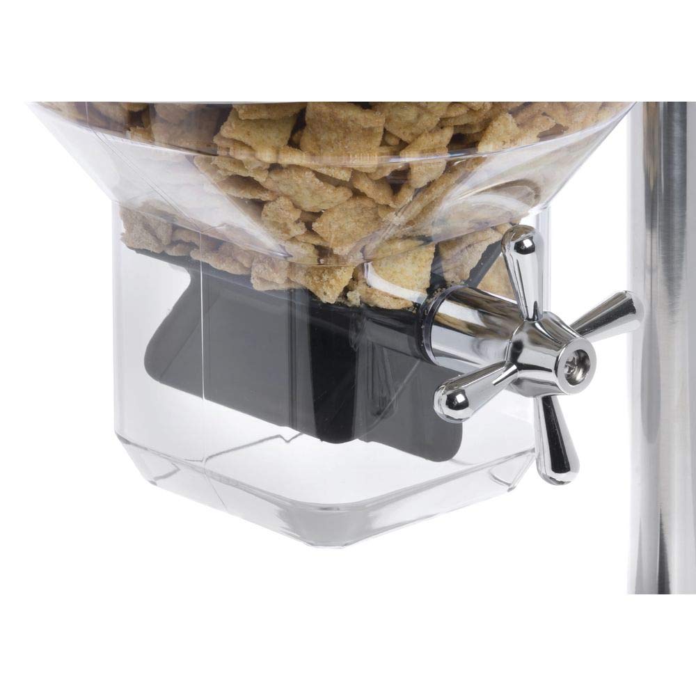 Stainless Steel Double Cereal Dispenser - 17.7