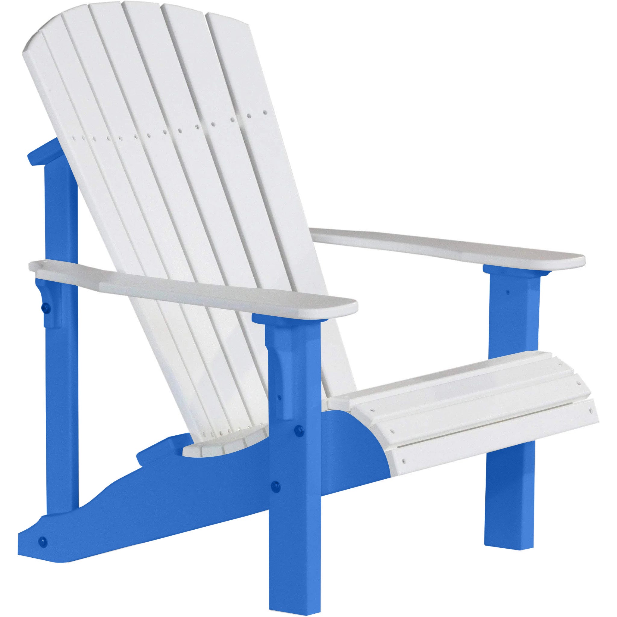 White on Blue
