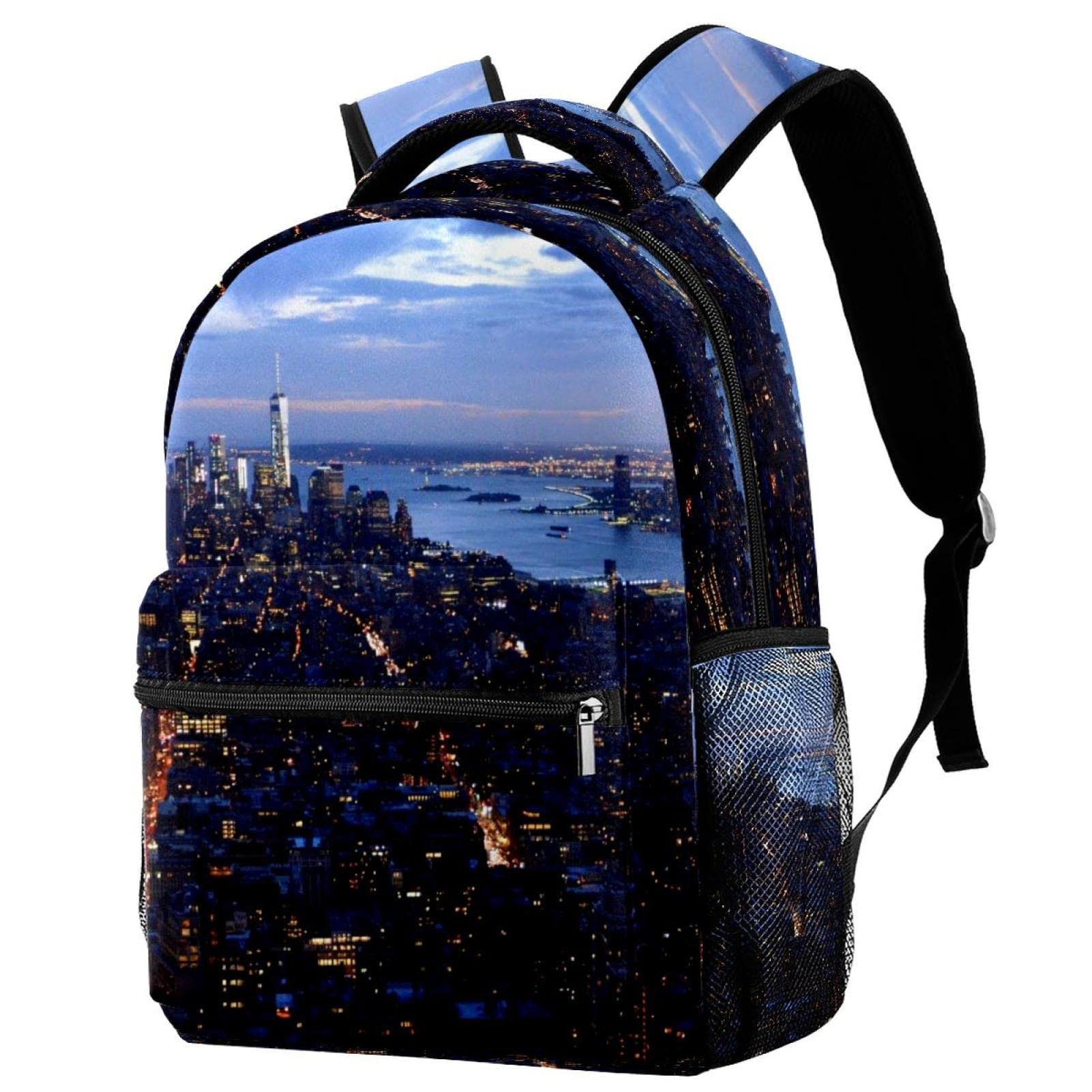 Stylish City Pattern Backpack for Women & Men - School, Travel & Hiking