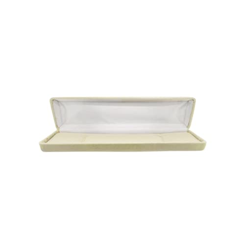 Ivory Beige Velvet Bracelet Gift Box