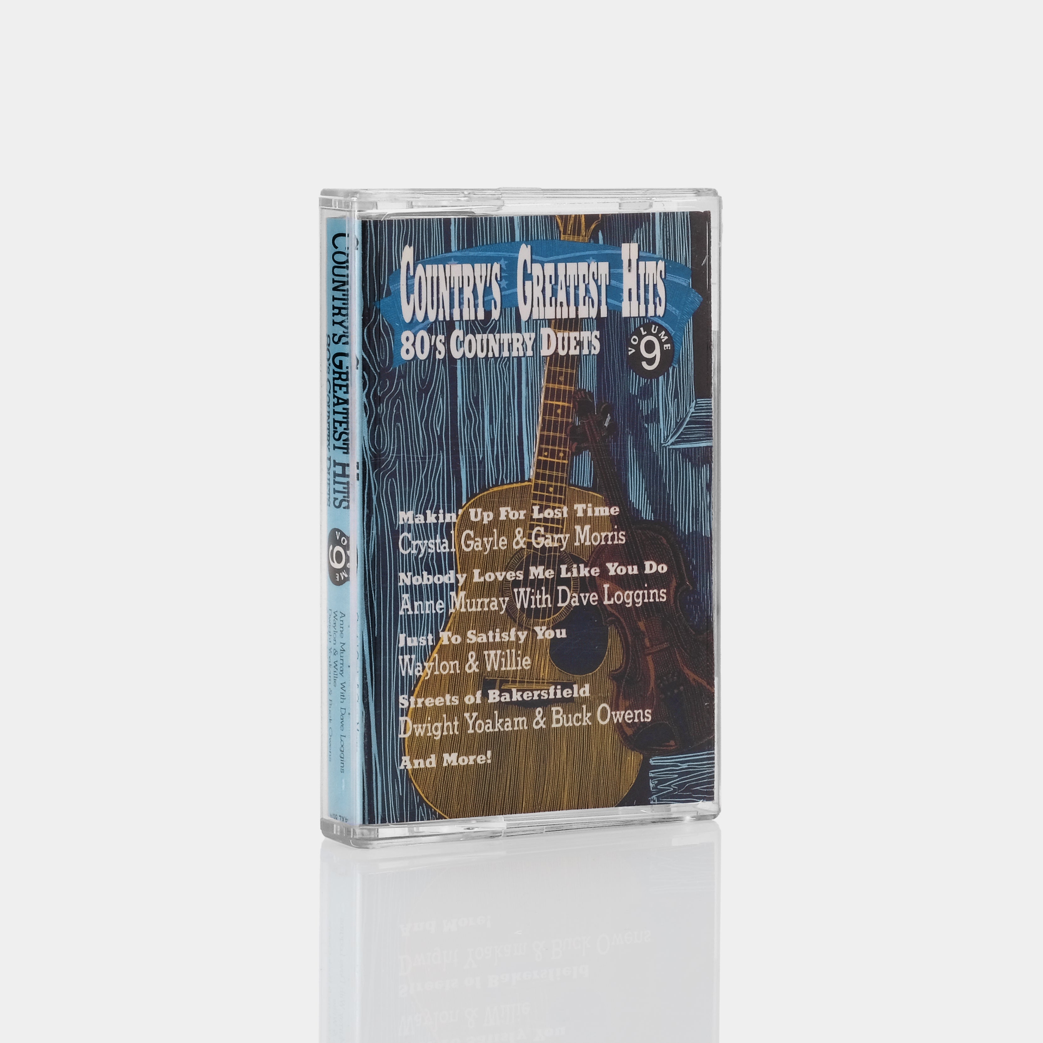 80's Country Duets Cassette Tape - Country's Greatest Hits Vol.9 | Vintage Music Collection for Road Trips & Retro Parties