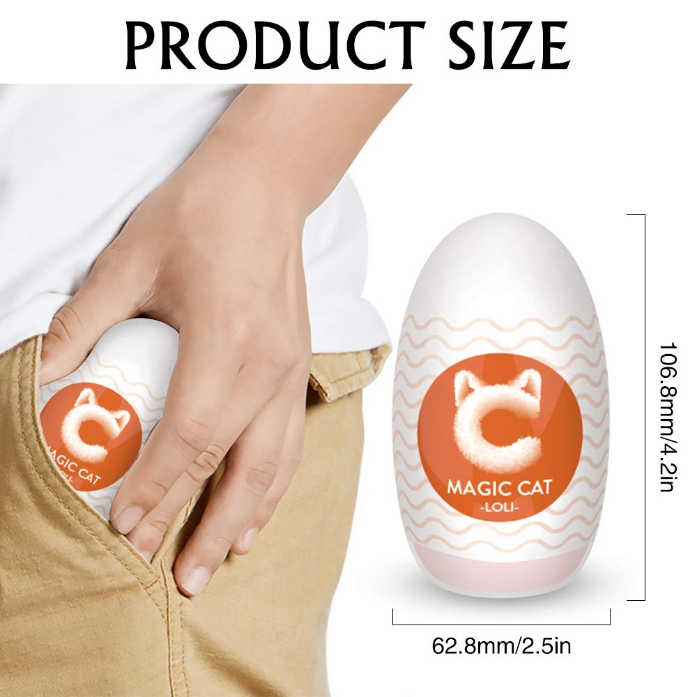 Realistic Pocket-Sized Male Masturbation Egg - Super Stretch Pussy Stimulator with Strong Suction, 3D Vagina Simulation Adult Sex Toy for Men | Discreet Solo Play & Travel Companion