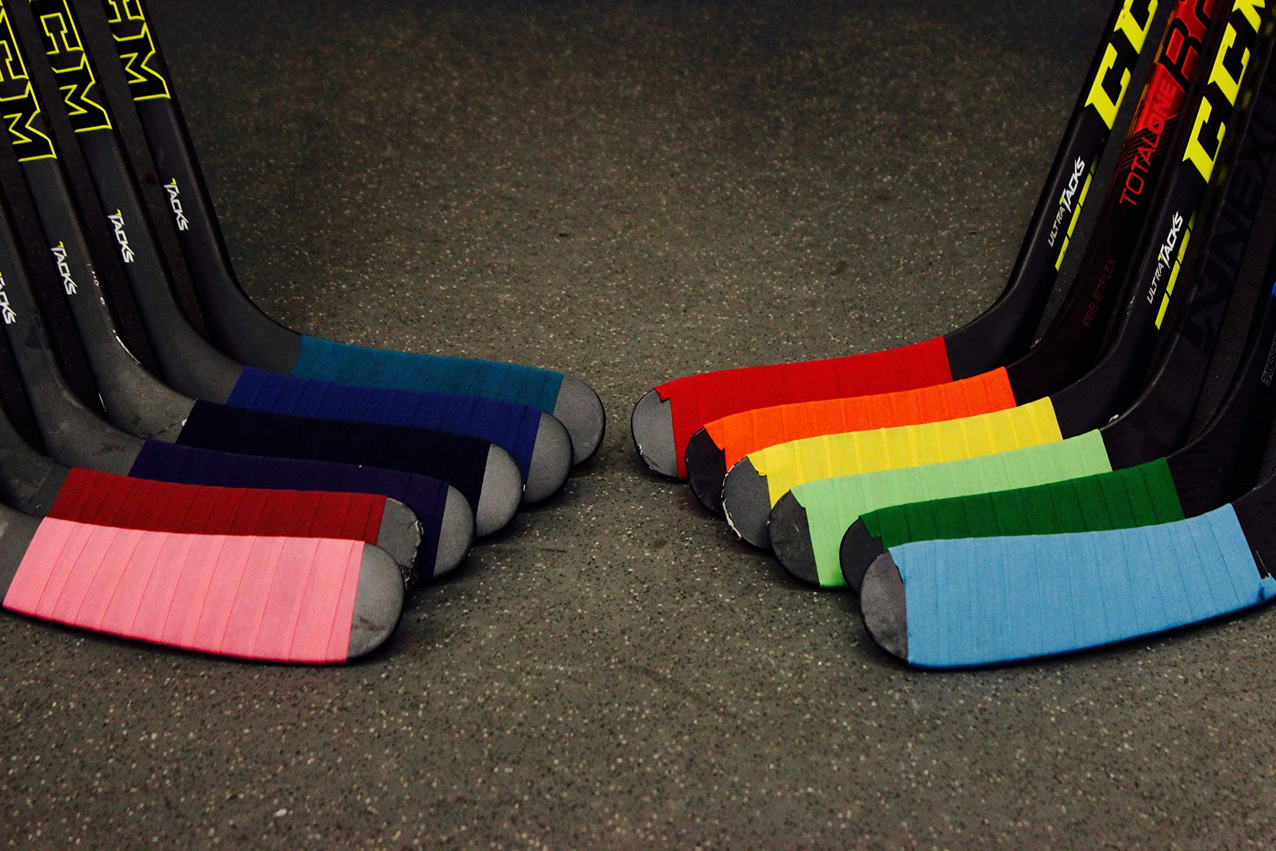 Howies Hockey Tape - 12 Pack Red Cloth Hockey Stick Tape for Ice & Roller Hockey - Grip & Protection for Sticks, Blades & Shafts - Perfect for Players & Coaches
