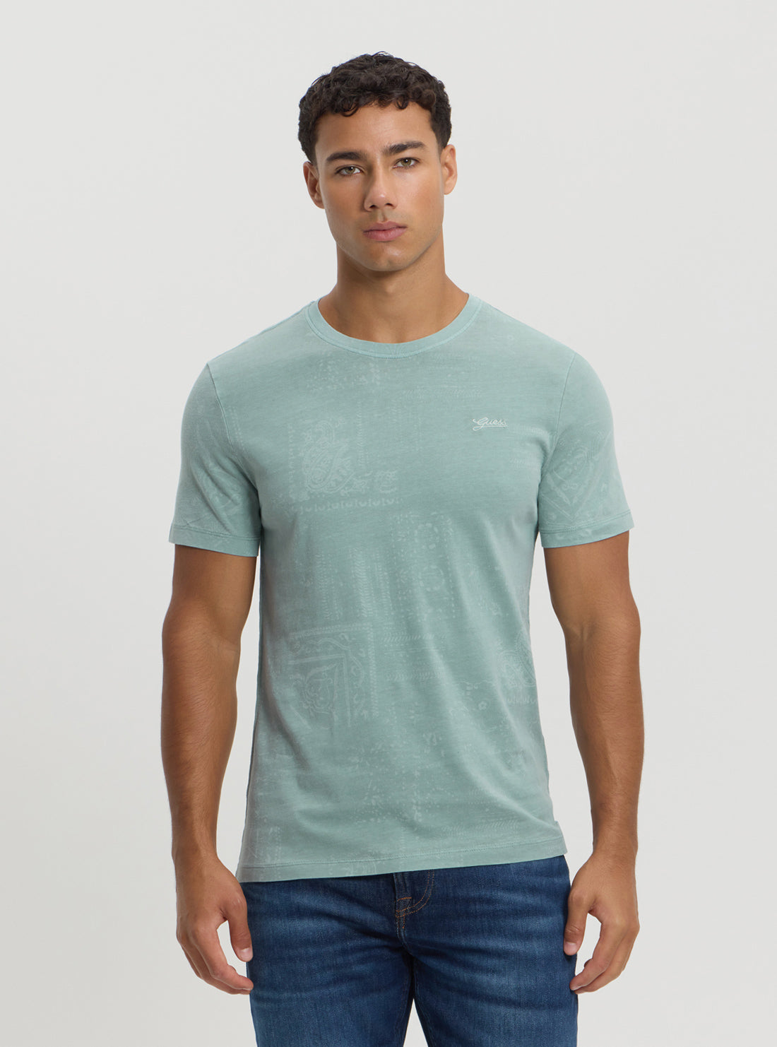 Eco-Friendly Blue Laser Printed T-Shirt for Men & Women - Comfortable Cotton Tee for Casual Wear, Gym, and Outdoor Activities