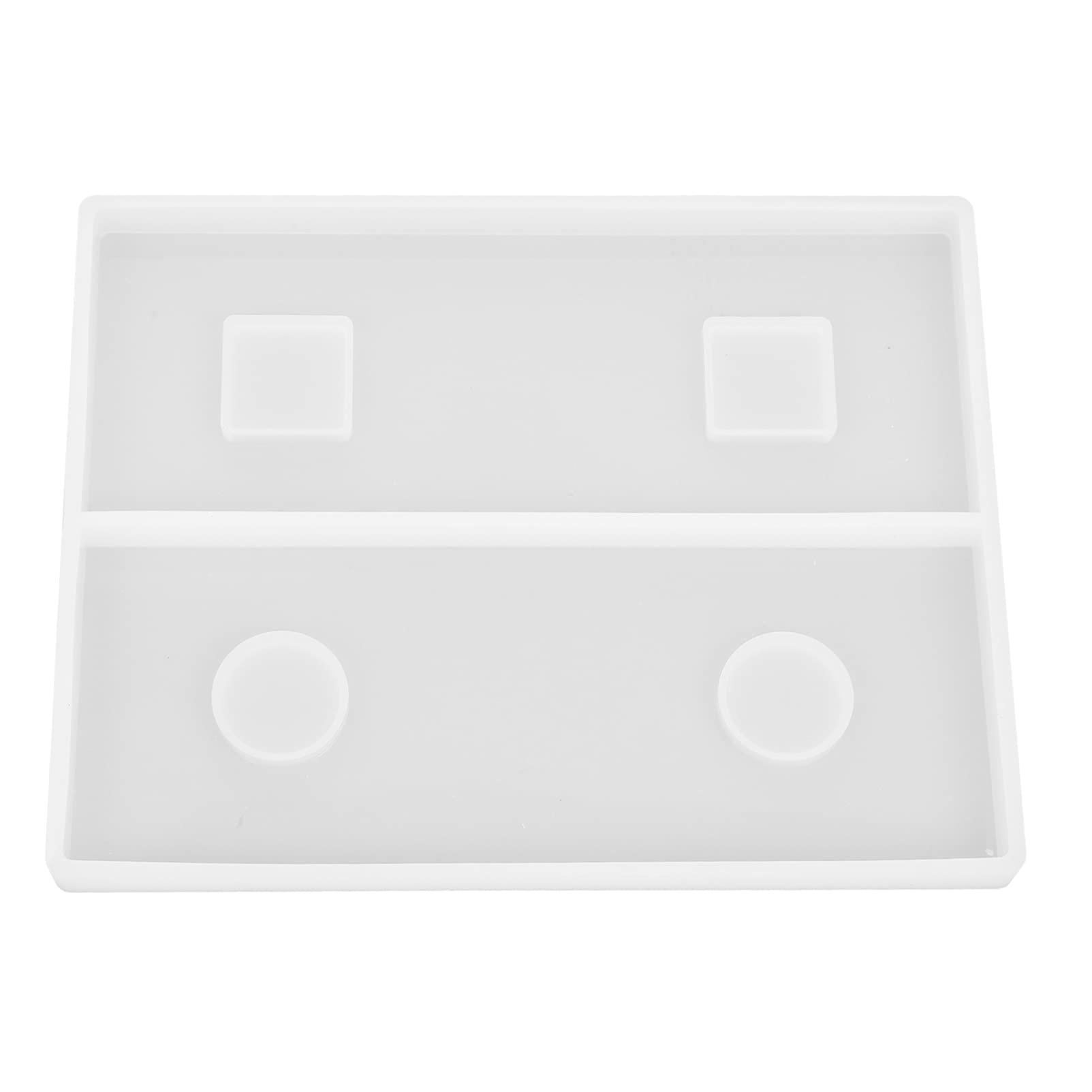 VICASKY Resin Mold for Storage Rack, Rolling Tray, Serving Board, Jewelry Holder & Snack Plate - DIY Craft Supplies for Resin Art, Home Organization & Party Serving - Perfect for Crafters, Bakers & Home Decorators