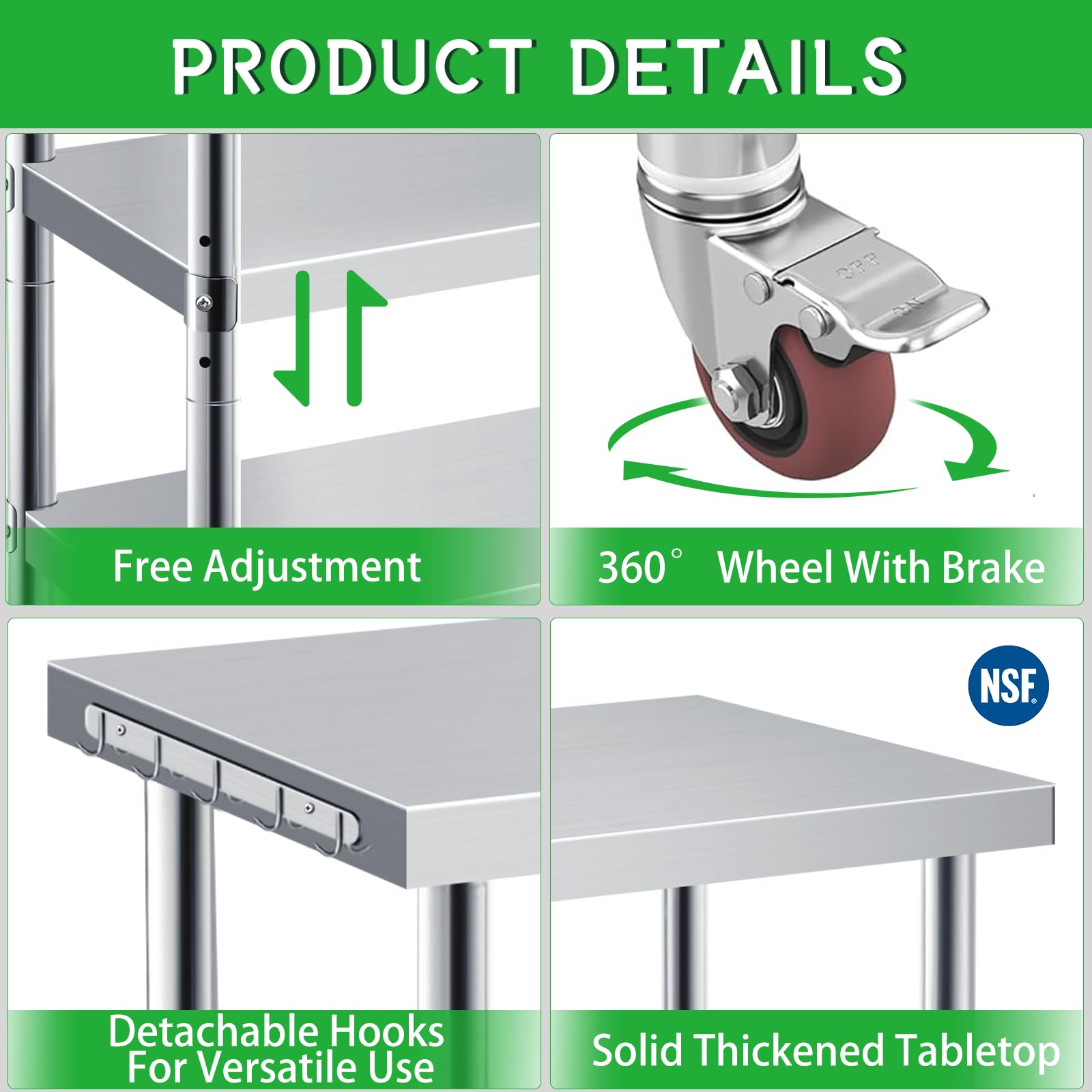 Stainless Steel Prep Table 30