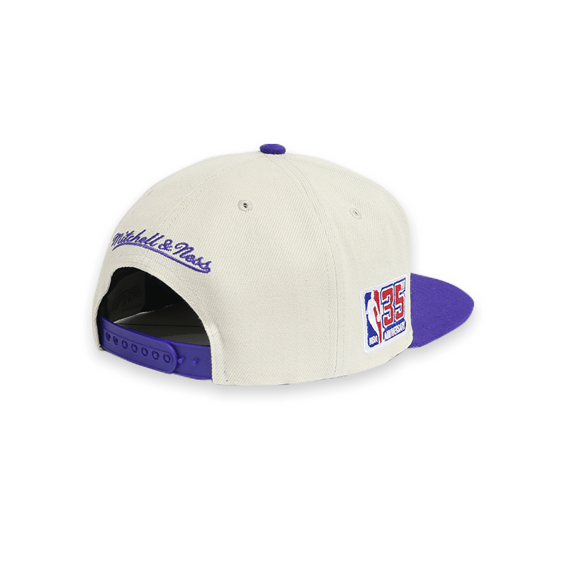 Los Angeles Lakers 35th Anniversary Snapback Hat - Adjustable Side Snapback Cap for Men & Women - Perfect for Basketball Games, Sports Events & Streetwear Fashion