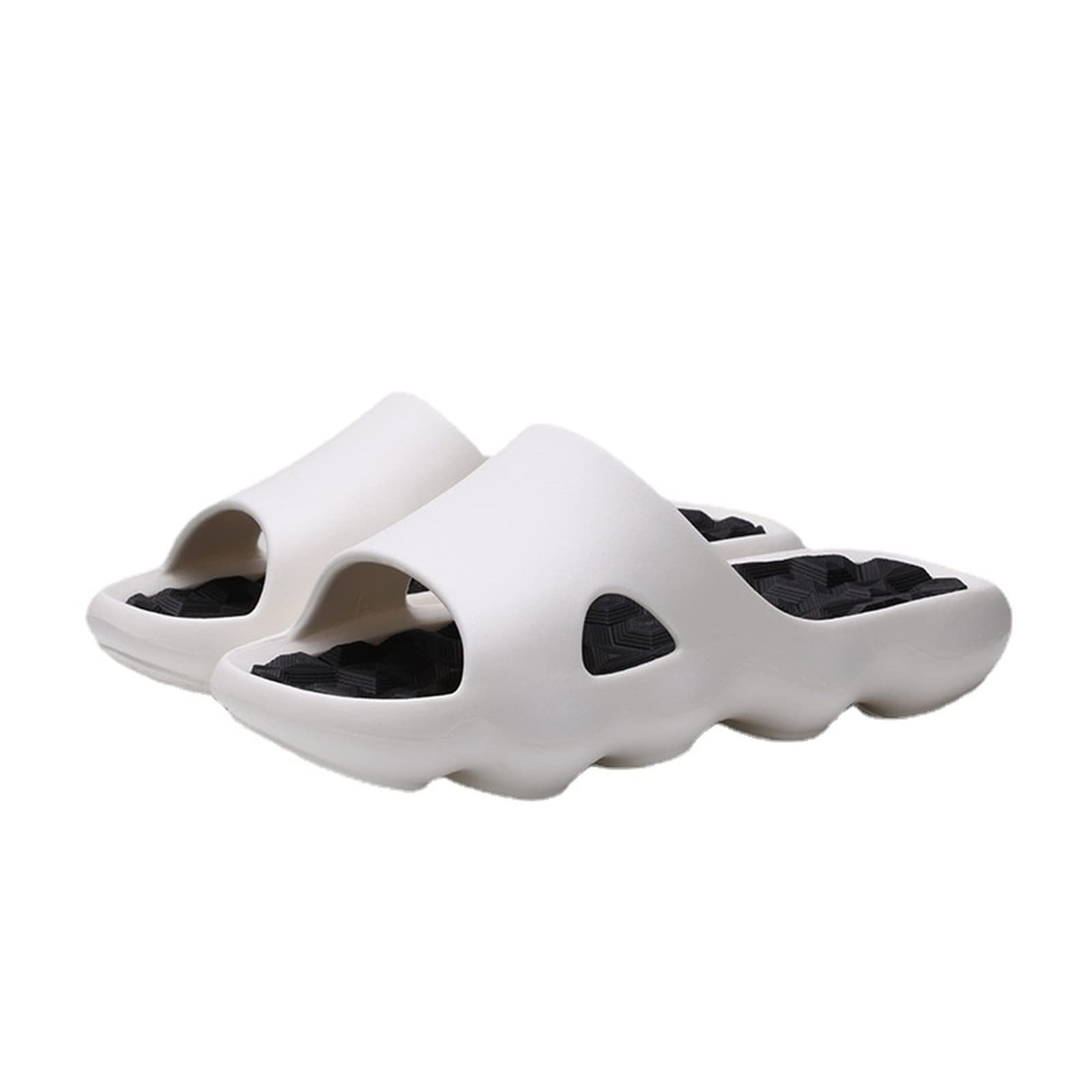 Non-Slip Quick-Drying Massage Slippers for Women & Men - Super Soft Thick Sole Open Toe Shower Sandals - Perfect for Bathroom, Spa, and Indoor Relaxation