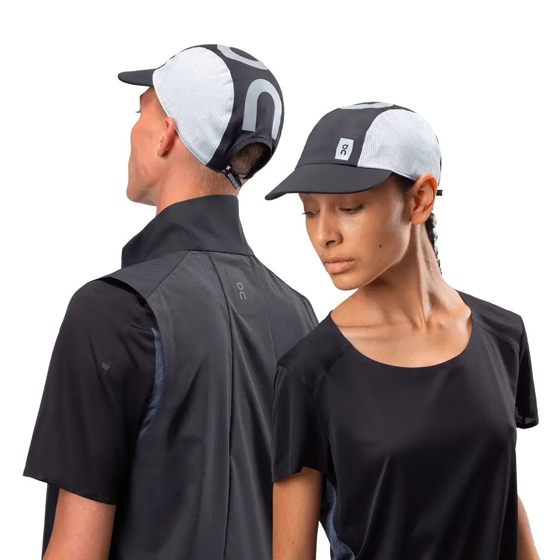 On Running Zero Cap Glacier/Black - Lightweight Running Hat for Men & Women - Perfect for Jogging, Hiking & Outdoor Activities