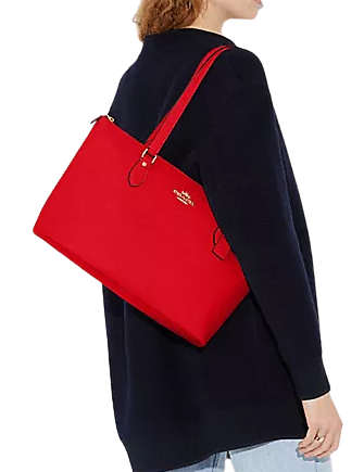 Coach Gallery Tote Bag - Premium Leather Handbag for Women | Stylish Work Tote, Travel & Everyday Carry | Perfect for Office, Commute & Shopping
