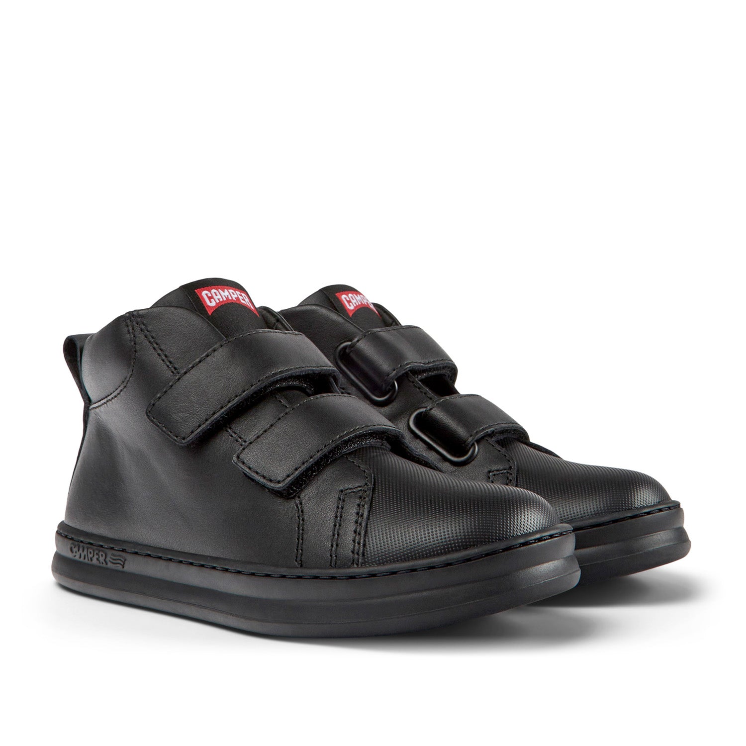 Kids' Camper Runner Four Sneakers in Black - Comfortable & Durable Running Shoes for Boys & Girls - Perfect for School, Play & Outdoor Activities