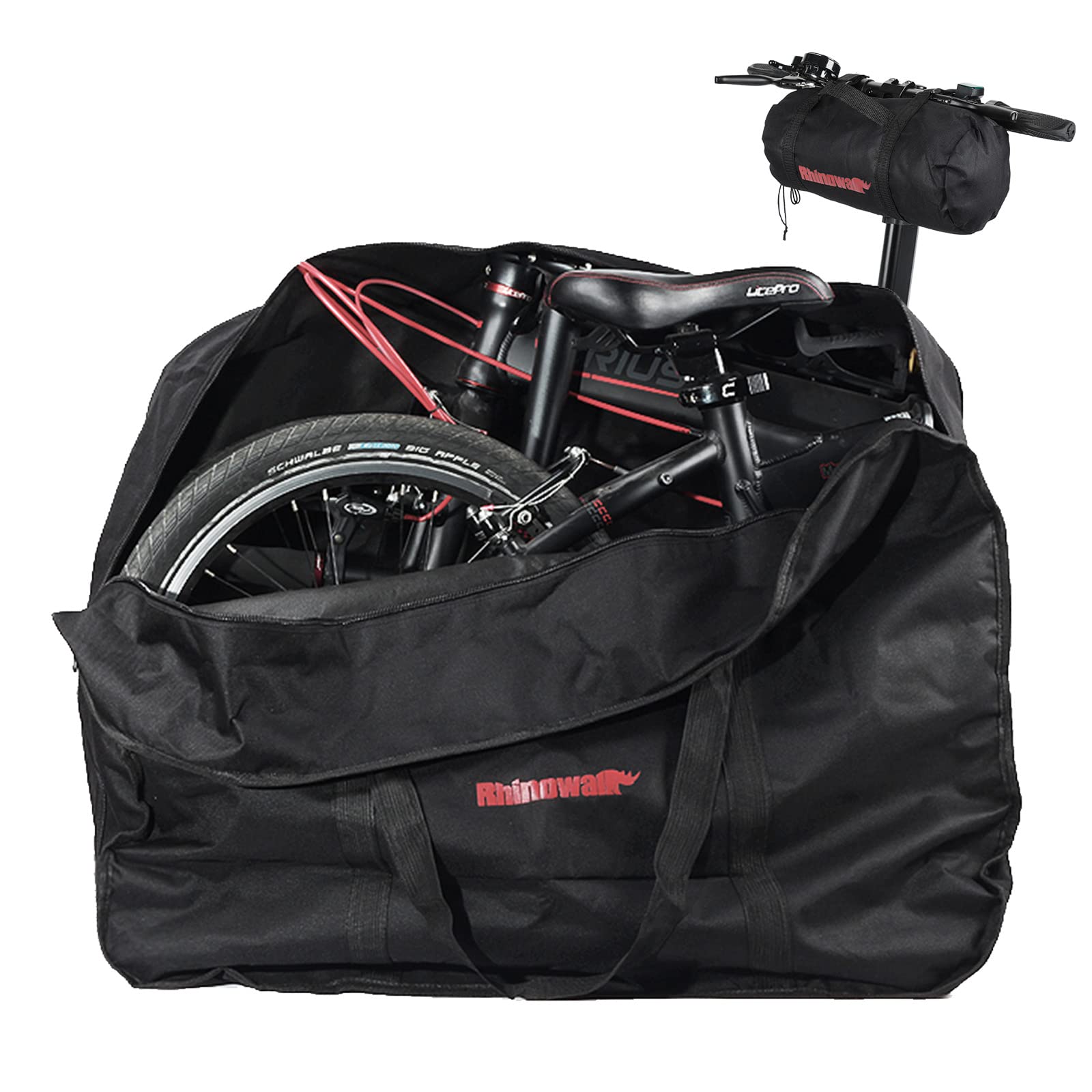 CamGo 20 Inch Folding Bike Bag - Waterproof Bicycle Travel Case for Cars, Trains & Airplanes | Portable Bike Transport Bag for Outdoor Cycling Trips & Commuting