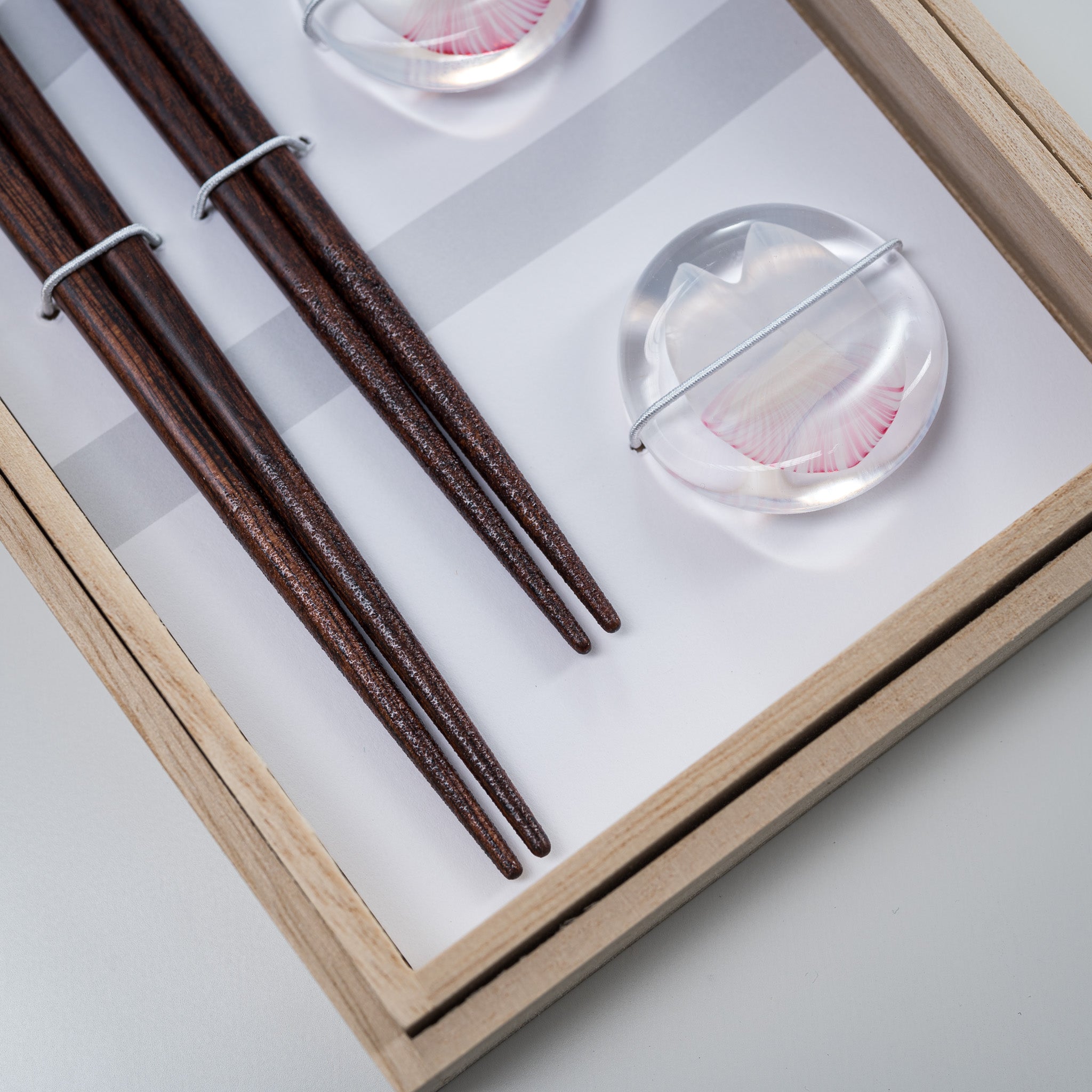 Premium WAKASA Lacquered Chopsticks Gift Set - Handcrafted Japanese Spring Floral Design Chopsticks for Sushi, Asian Cuisine & Home Dining Decor