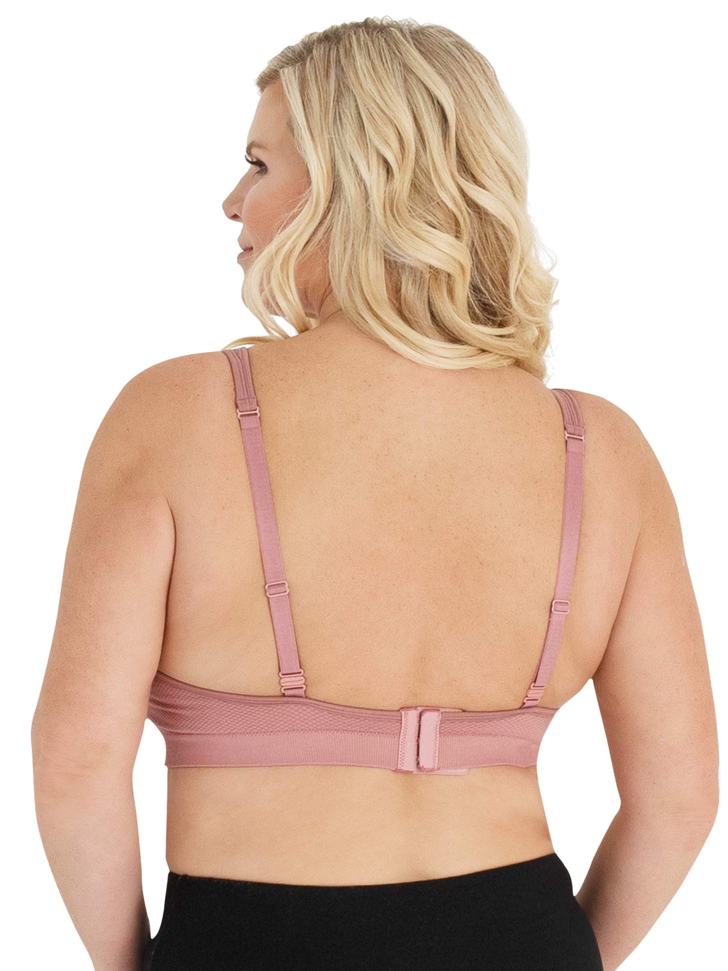 LEADING LADY Double Layer Seamless Cool Sports Bra for Women - Breathable Workout Top for Running, Yoga & Gym