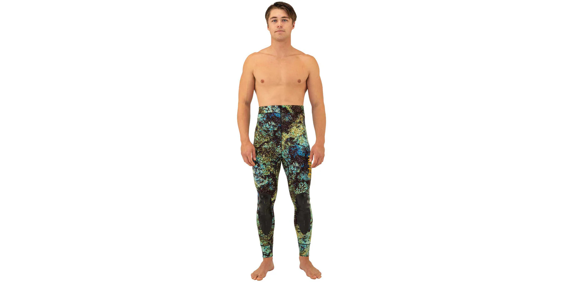 Riffe DIGI TEK Camo Wetsuit for Men - 3.5mm Neoprene Scuba Diving & Spearfishing Gear - Perfect for Warm Water Adventures & Underwater Hunting