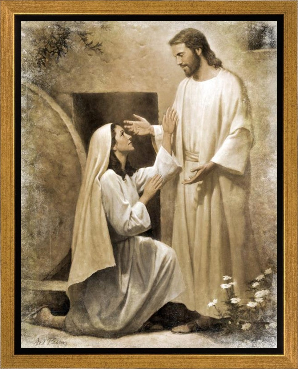 Mary Magdalene Gallery Wrap Canvas Art - Religious Wall Decor for Home, Church & Office - Perfect for Living Room, Bedroom & Sacred Spaces