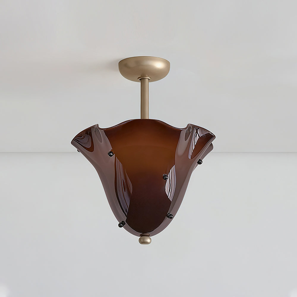 Modern Vera Ceiling Light Fixture - Dimmable LED Flush Mount for Bedroom, Living Room & Kitchen - Energy Efficient Indoor Lighting Solution