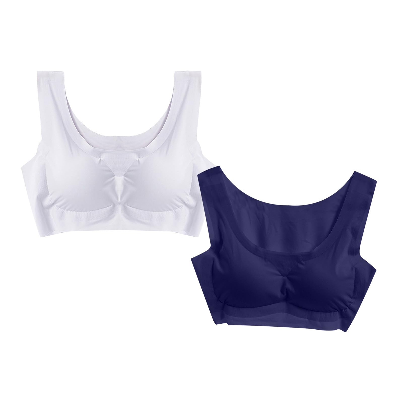 Seamless Wireless Bras for Women - No Underwire, Soft & Breathable Everyday Comfort Bra - High Elasticity Traceless Design - Multipack (Perfect for Yoga, Workouts, and Daily Wear)