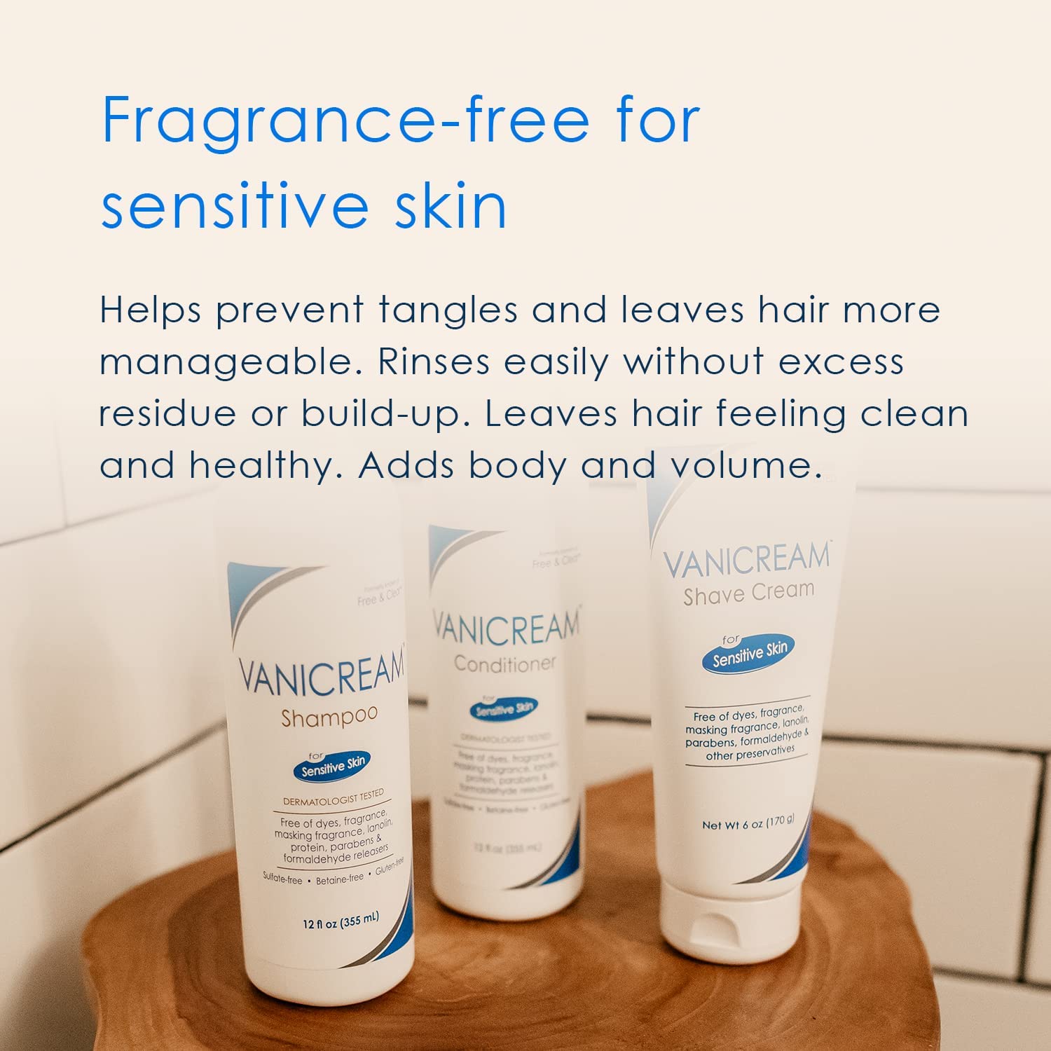 Free & Clear Sensitive Skin Hair Conditioner - 12 oz (Pack of 11) - Fragrance Free, Hypoallergenic for Dry, Itchy Scalp - Perfect for Daily Use & Sensitive Skin Care Routine