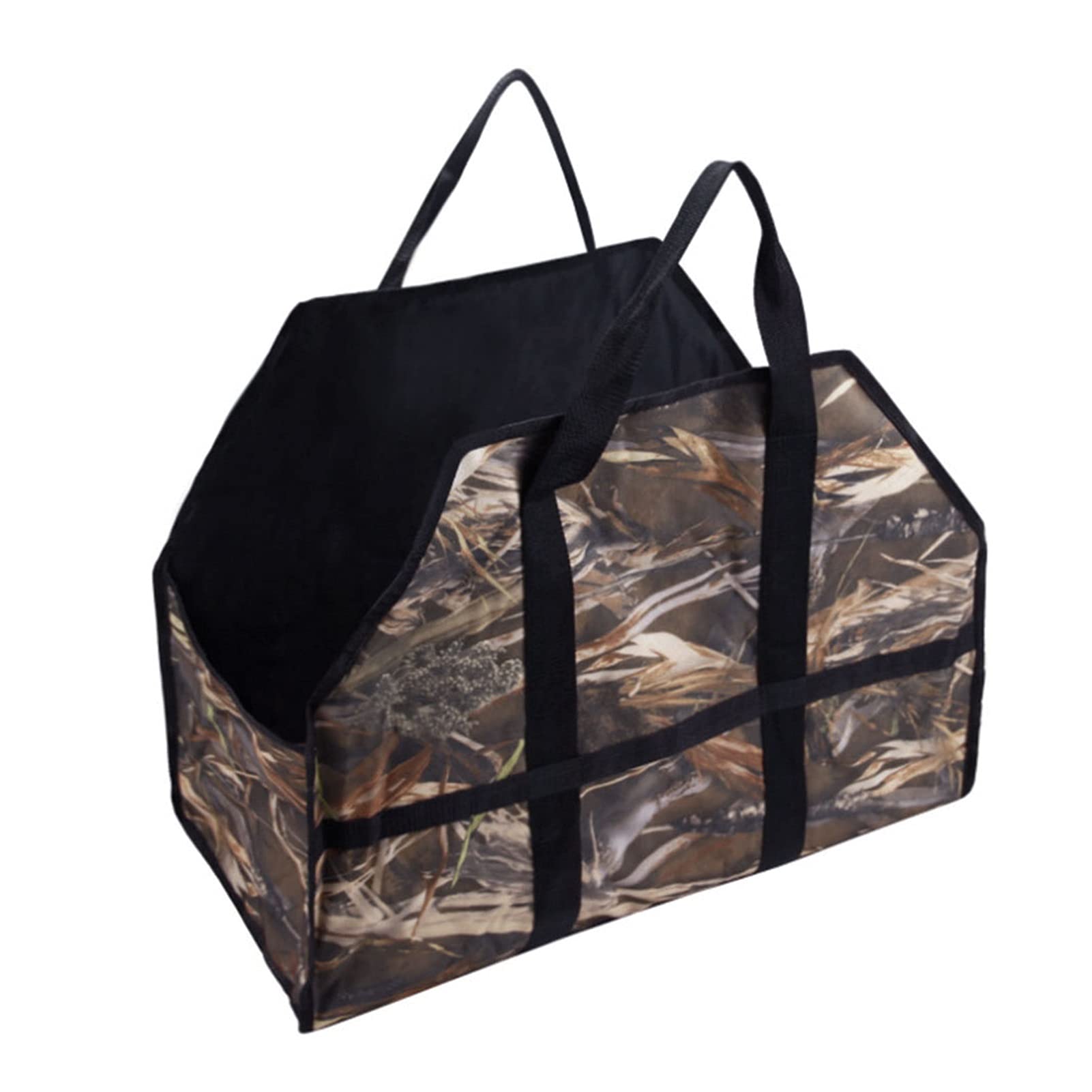 XIANGGUI 1983 Firewood Bag - Heavy Duty Fireplace Wood Carrier, Felt Storage Basket for Firewood, Newspapers & Outdoor Use - Perfect for Camping, Fireplace & Backyard (Color: C)