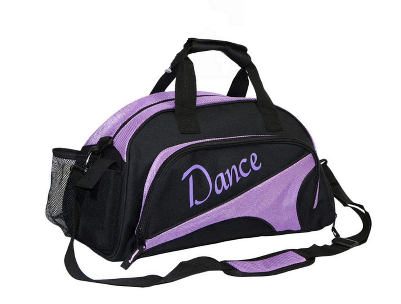 WENDYWU Girls & Women Ballet Dance Duffel Bag - Gym Sports Travel Shoulder Crossbody Carry On Bag for Dance Class, Workout & Travel