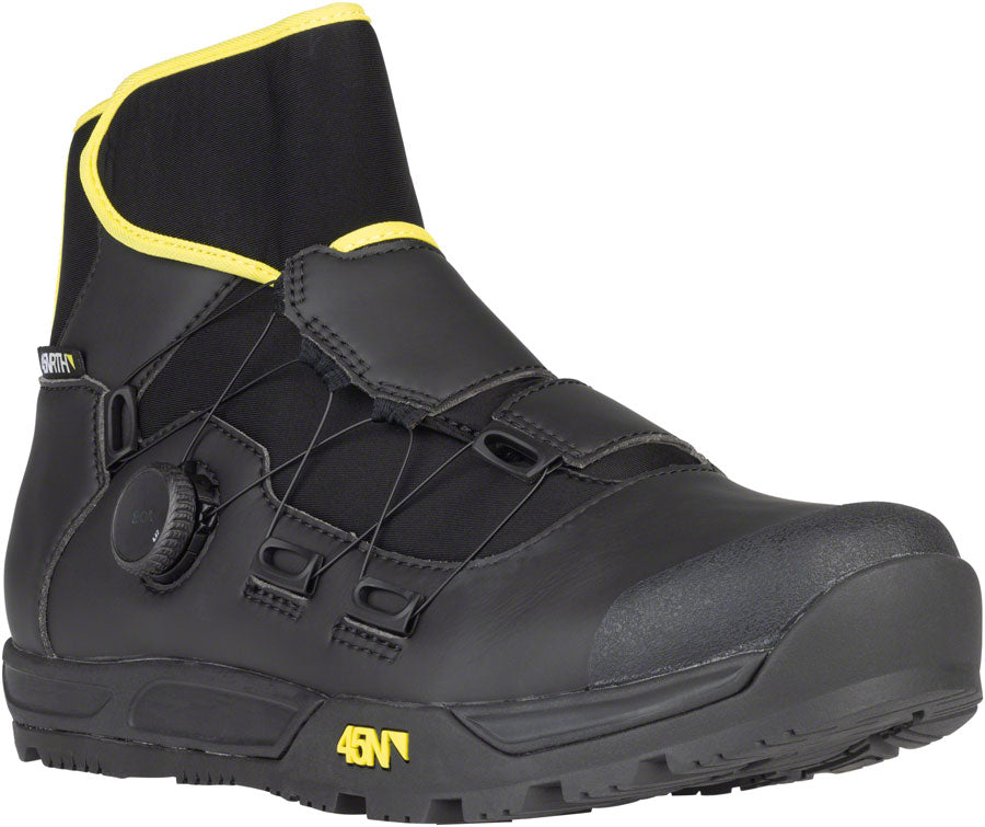 45NRTH Ragnarok BOA Cycling Boot - Men's Winter Bike Shoes, Waterproof & Insulated, Black, Size 47 - Perfect for Cold Weather Commuting, Mountain Biking & Snow Trail Riding