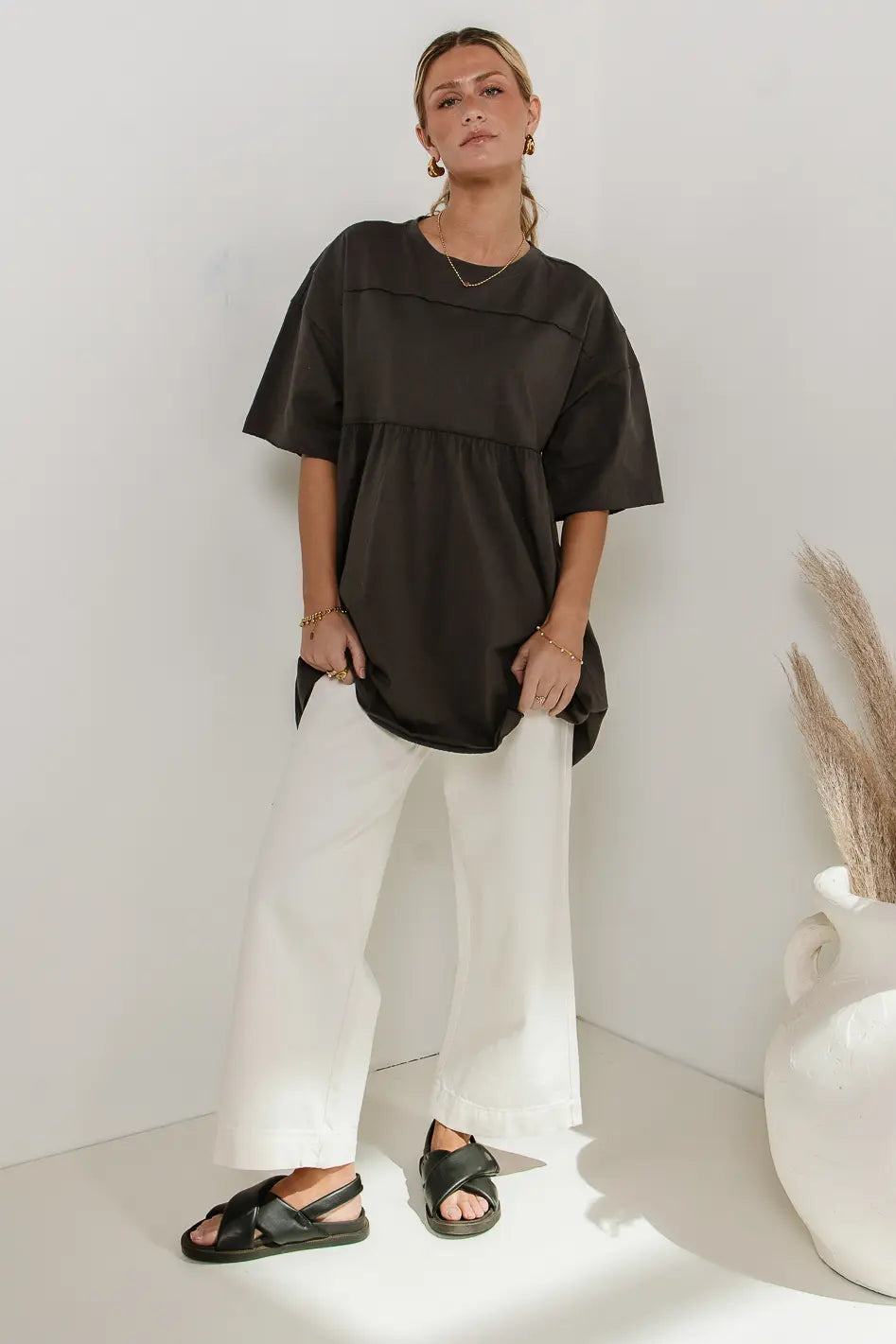 Lennox Mini Dress in Grey - Stylish & Comfortable Women's Casual Dress for Parties, Dates & Everyday Wear