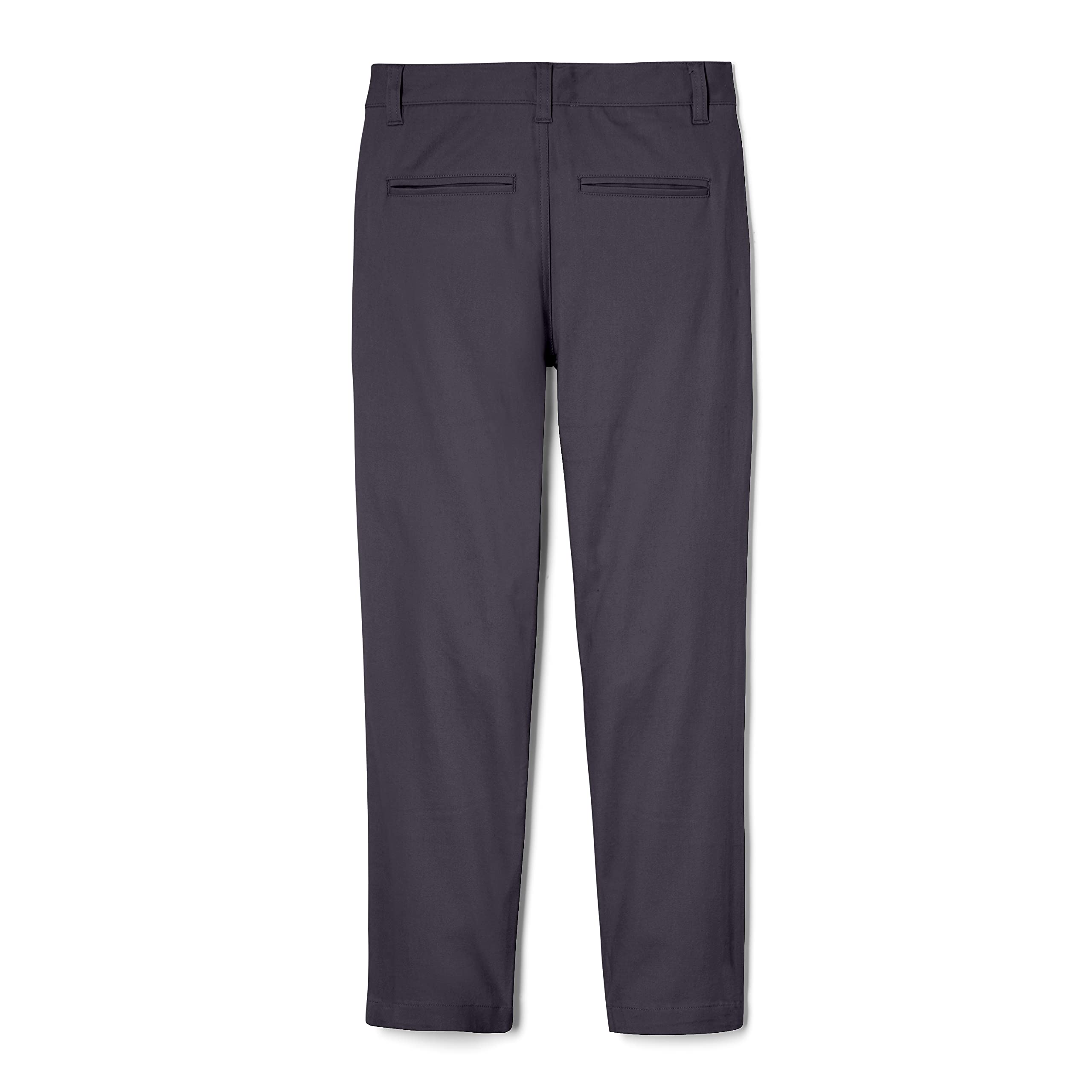 French Toast Boys' Adjustable Waist Straight Fit Stretch Twill Chino Pants - Comfortable School Uniform & Casual Wear for Kids