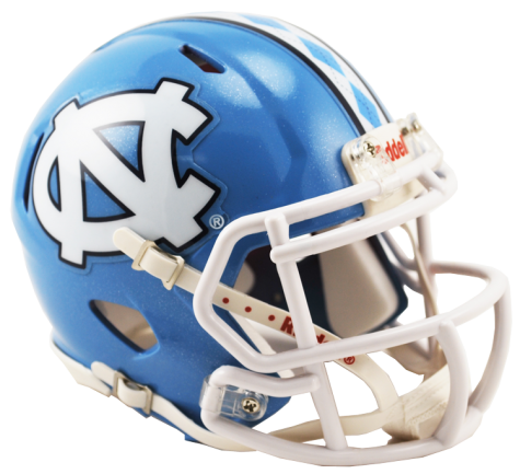 North Carolina Tar Heels Riddell Speed Authentic Full-Size Replica Football Helmet - Perfect for Game Day, Collectibles, and Fan Decor