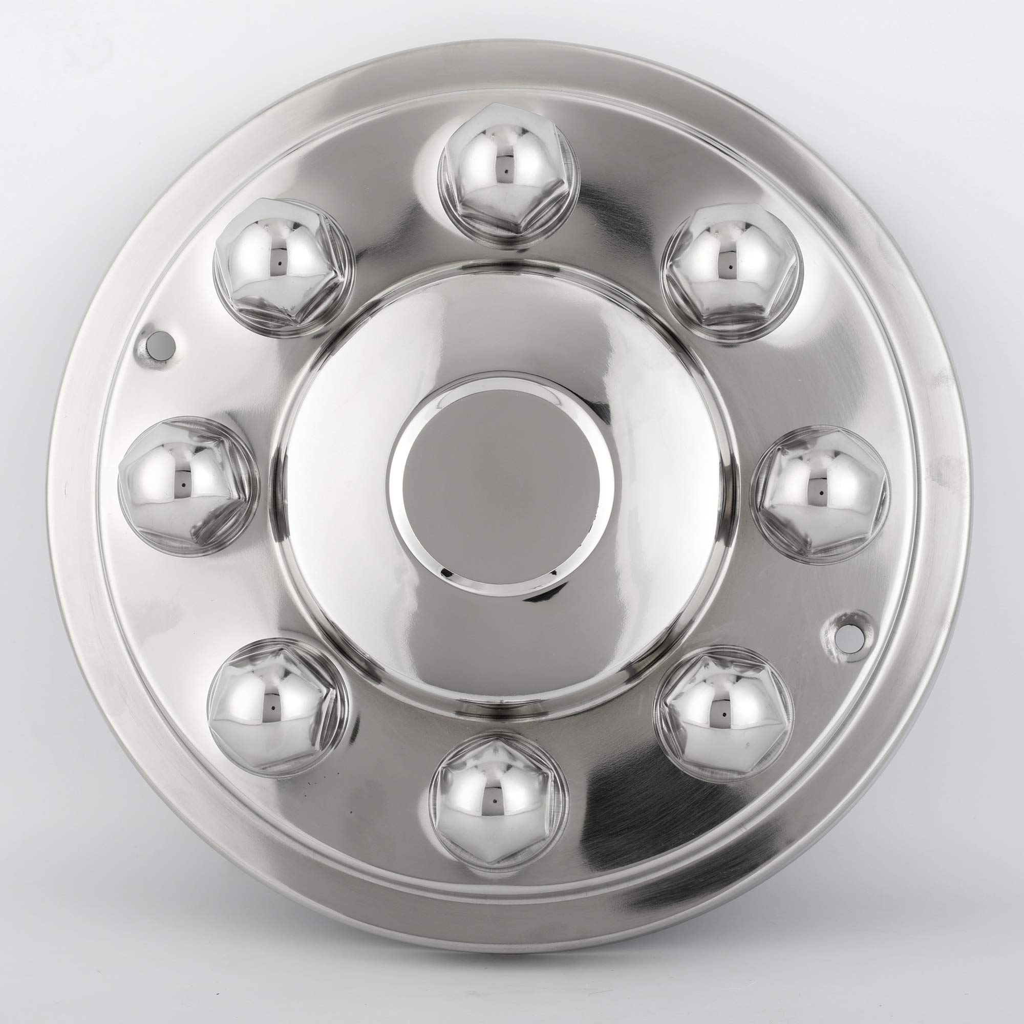 4pcs Polished Stainless Steel Wheel Simulators for 2003-2018 Dodge Ram 3500 Dually - 17