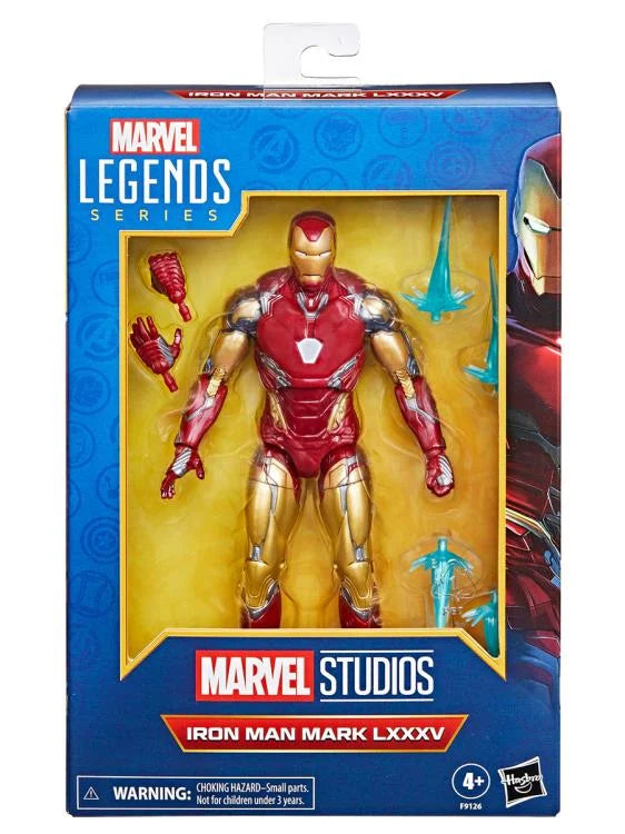 Avengers: Endgame Marvel Legends Iron Man Mark LXXXV Action Figure – Collectible Superhero Toy for Fans & Gift Idea | Display, Cosplay, and Movie Reenactments