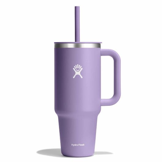40 oz Insulated Stainless Steel Travel Tumbler with Lid & Straw - Leakproof Hot & Cold Water Bottle for Coffee, Gym, Hiking, Camping and Outdoor Activities