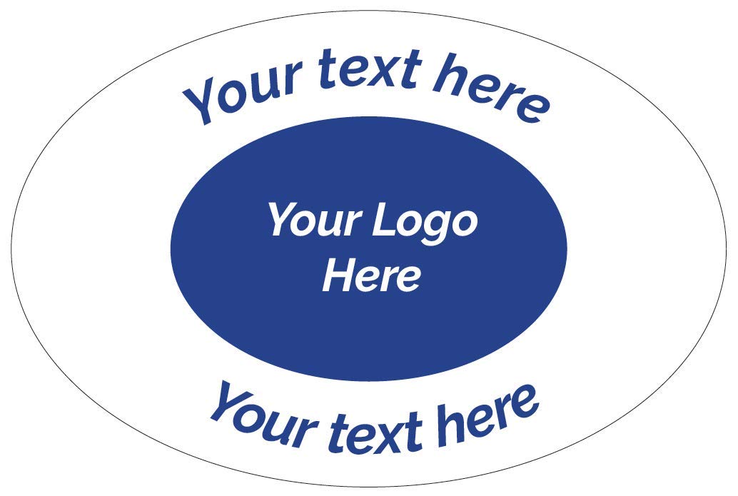 Custom Printed Oval Labels 2