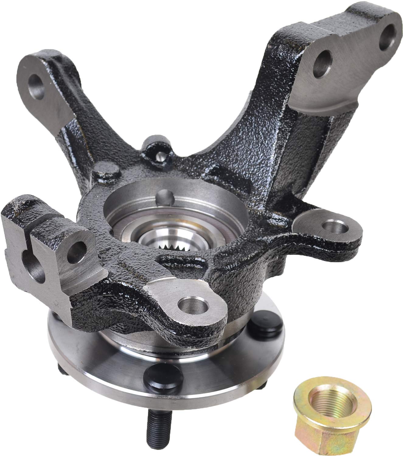 SKF Loaded Steering Knuckle Wheel Hub & Bearing Assembly BR935009LK - Front Left Driver Side for 2013-2019 Nissan Versa Note | Easy Installation & Durable Performance for Smooth Driving