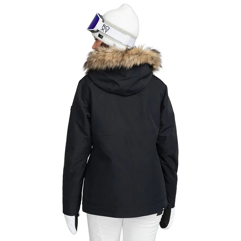 ROXY Snow Shelter Anorak Jacket - Women's Waterproof Winter Coat for Skiing & Snowboarding | Warm & Windproof Outerwear for Cold Weather Adventures
