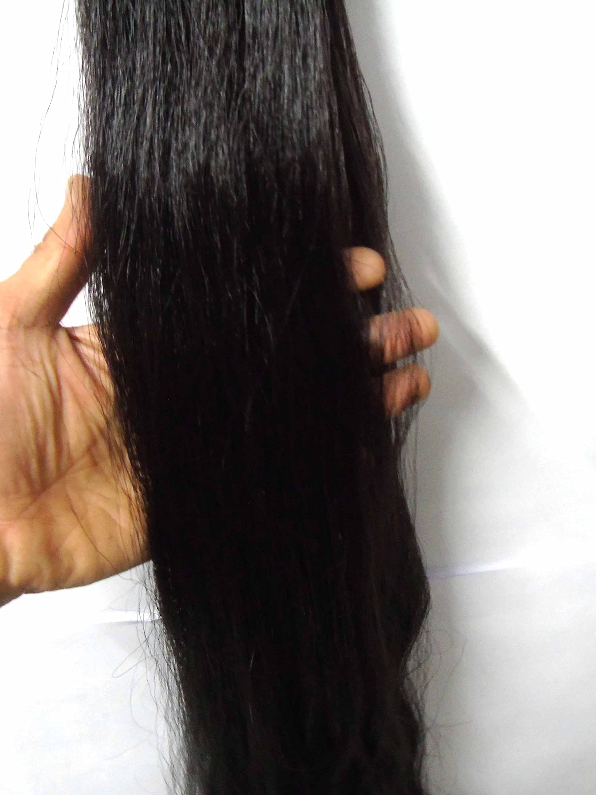 Premium Strala Hair Extensions for Women & Girls - 100% Human Hair Braiding Extensions, Choti Hair (Black, 1 Pack) - Perfect for Weddings, Parties & Everyday Styling
