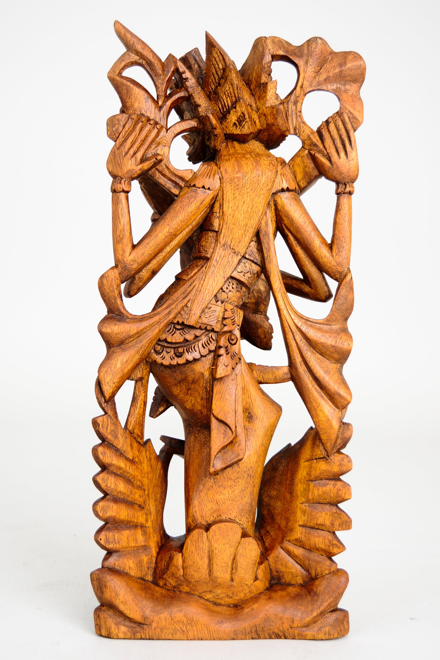 Exquisite Hand Carved Saraswati Statue - Hindu Goddess of Wisdom & Arts - Perfect for Home Altar, Meditation Space & Spiritual Decor
