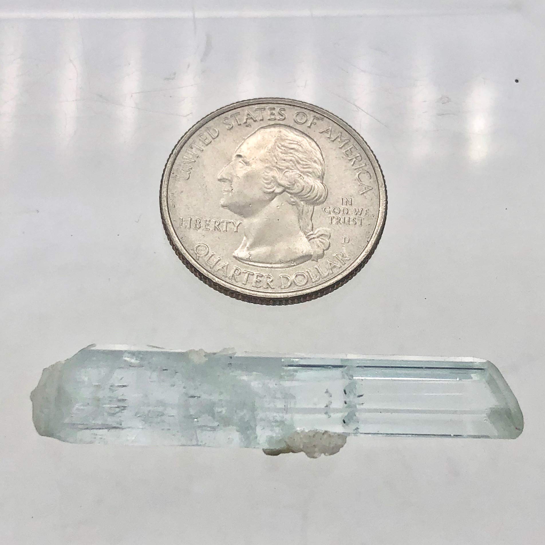 Natural Sky Blue Aquamarine Crystal Gemstone - 46x9x10mm, 31.595cts | Healing Stone for Jewelry Making, Meditation & Energy Work