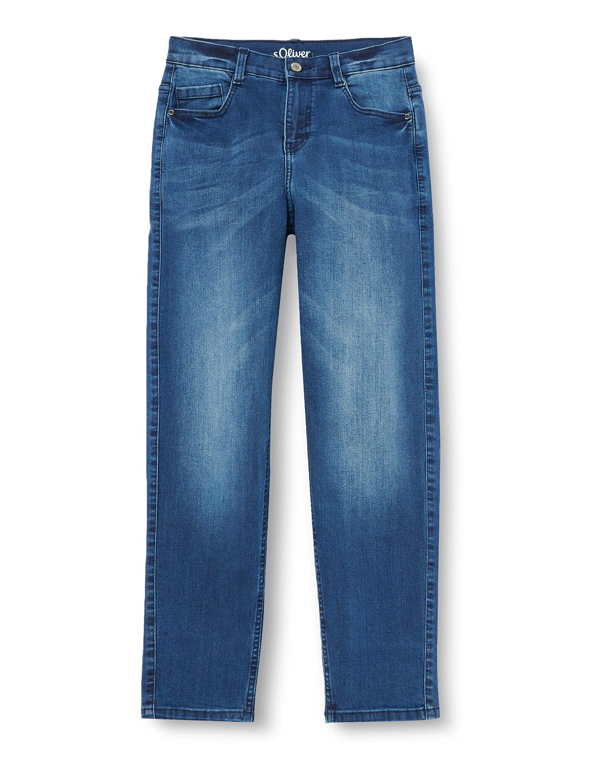 s.Oliver Boys' Tapered Leg Jeans - Comfortable Slim Fit Denim Pants for Kids & Teens | Perfect for School, Play & Casual Outings